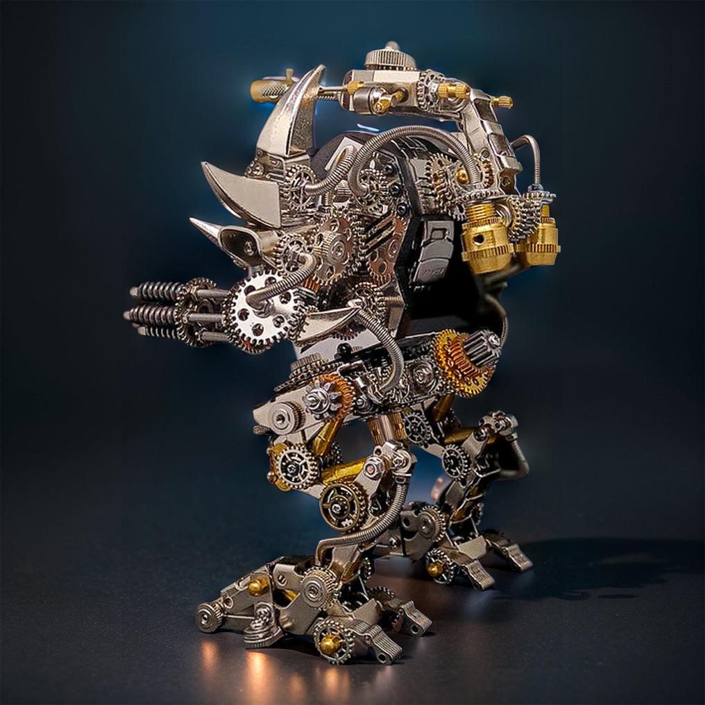 Titan Guardian Mecha Watch Stand - 3D Metal Puzzle - 3d metal puzzle by Extoril