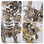 Titan Guardian Mecha Watch Stand - 3D Metal Puzzle - 3d metal puzzle by Extoril