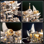 Titan Guardian Mecha Watch Stand - 3D Metal Puzzle - 3d metal puzzle by Extoril