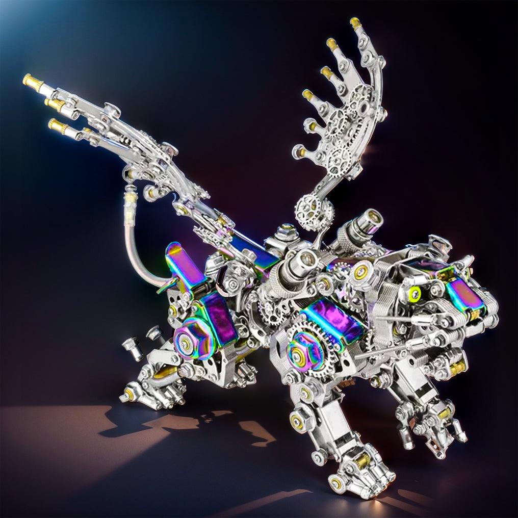 Mechanical Winged Tiger 3D Metal Puzzle 700+ Pieces - 3d metal puzzle by Extoril