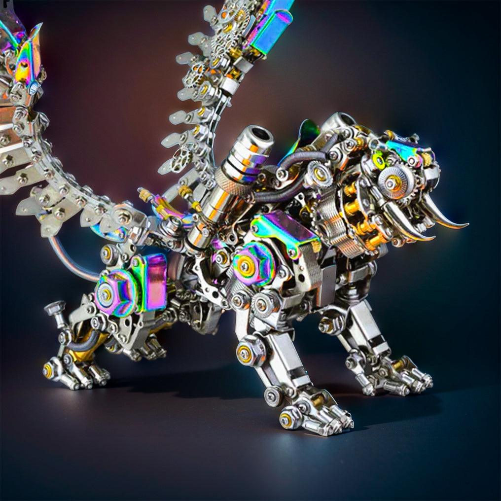 Mechanical Winged Tiger 3D Metal Puzzle 700+ Pieces - 3d metal puzzle by Extoril