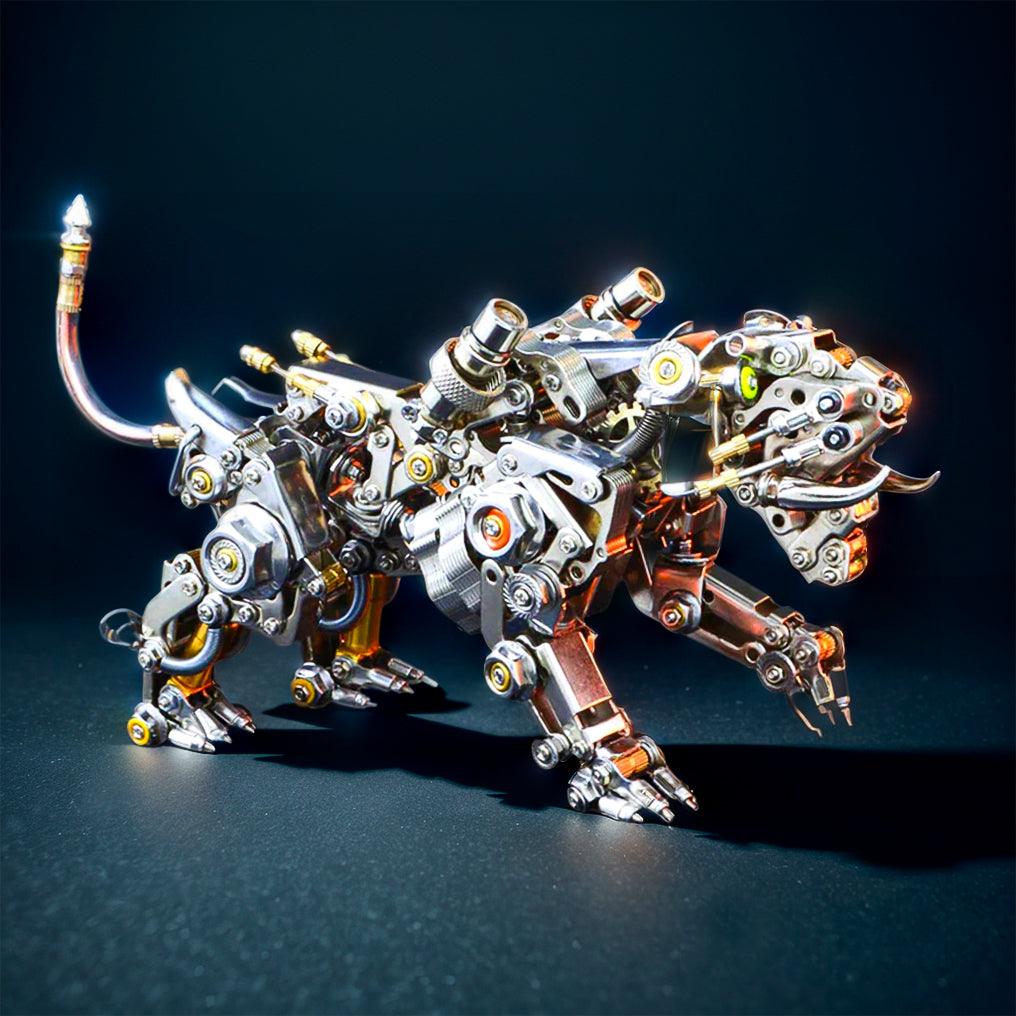 Mechanical Winged Tiger 3D Metal Puzzle 700+ Pieces - 3d metal puzzle by Extoril