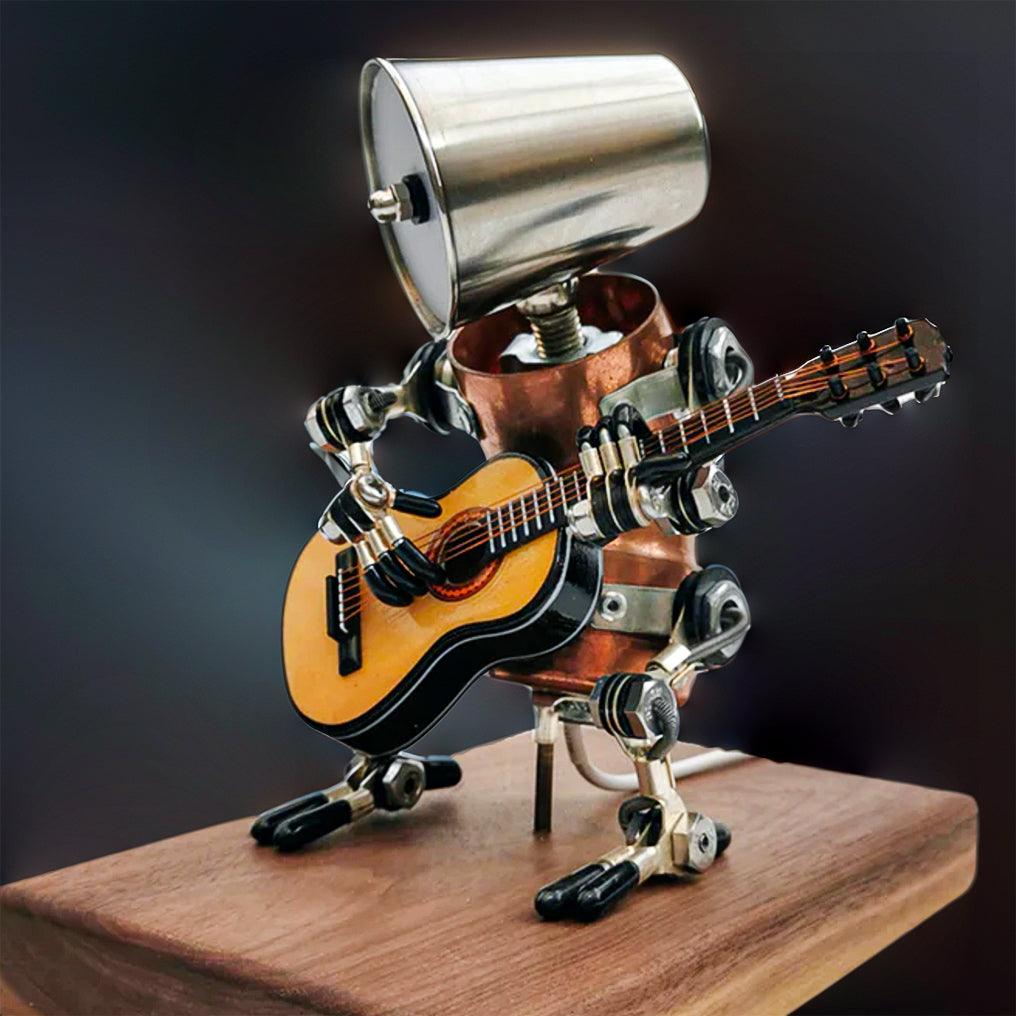 DIY 3D Metal Steampunk Hand-Assembled Robot Band Model - 3d metal puzzle by Extoril