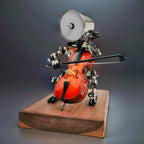 DIY 3D Metal Steampunk Hand-Assembled Robot Band Model - 3d metal puzzle by Extoril