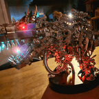 DIY 3D Mechanical Titan T-Rex Big Dinosaur 3120PCS+ - 3d metal puzzle by Extoril