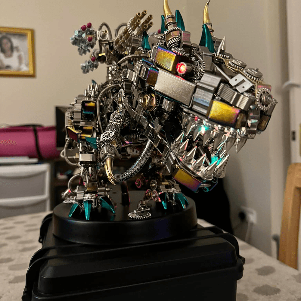 DIY 3D Mechanical Titan T-Rex Big Dinosaur 3120PCS+ - 3d metal puzzle by Extoril