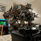DIY 3D Mechanical Titan T-Rex Big Dinosaur 3120PCS+ - 3d metal puzzle by Extoril