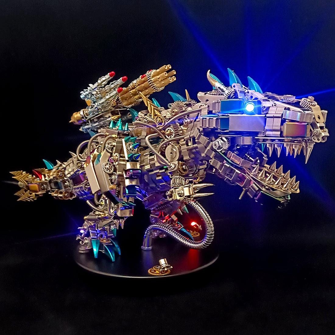 DIY 3D Mechanical Titan T-Rex Big Dinosaur 3120PCS+ - 3d metal puzzle by Extoril