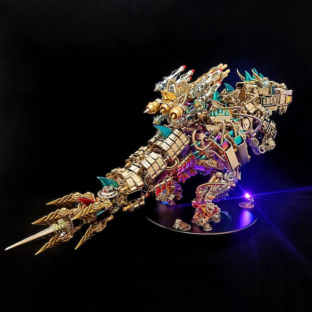 DIY 3D Mechanical Titan T-Rex Big Dinosaur 3120PCS+ - 3d metal puzzle by Extoril
