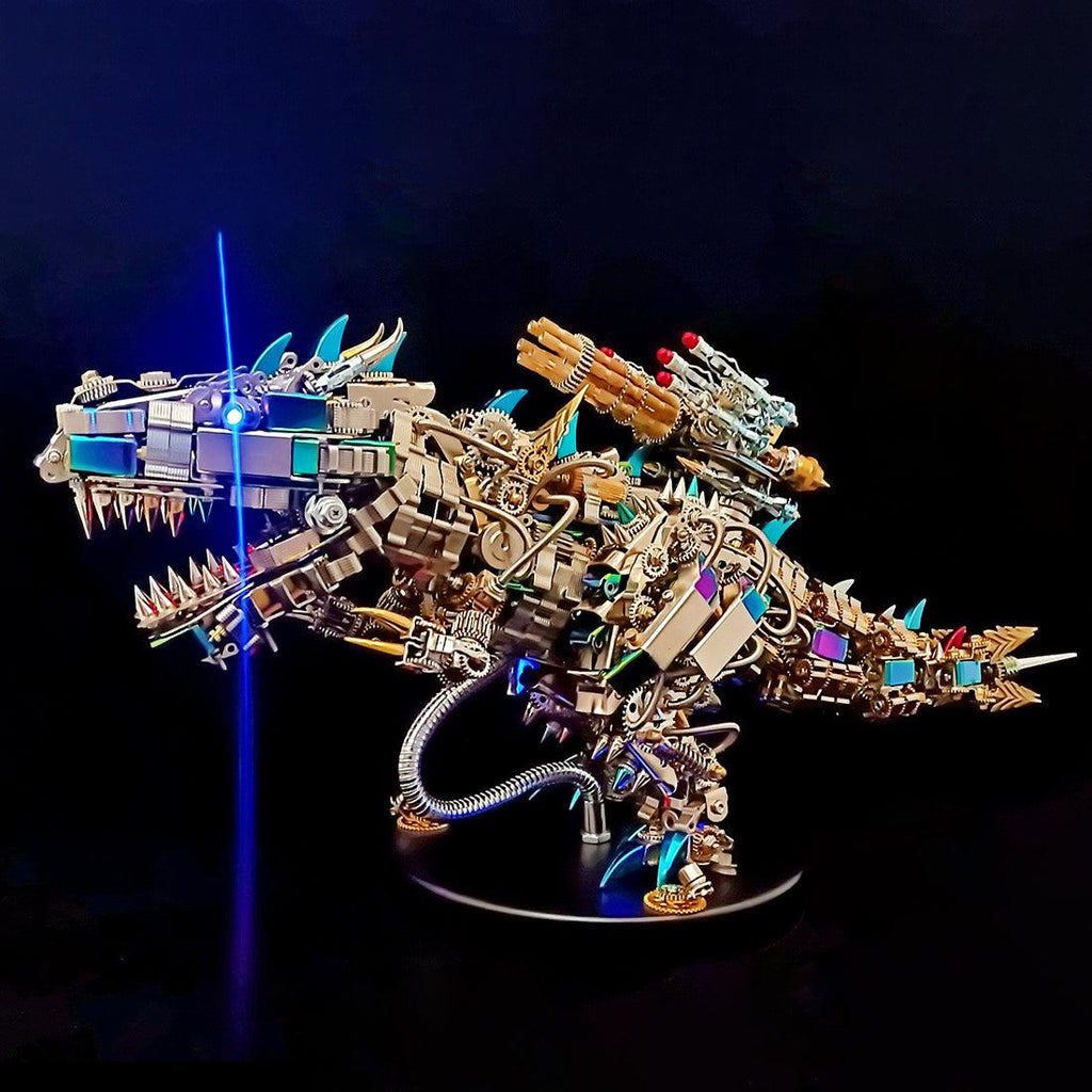 DIY 3D Mechanical Titan T-Rex Big Dinosaur 3120PCS+ - 3d metal puzzle by Extoril