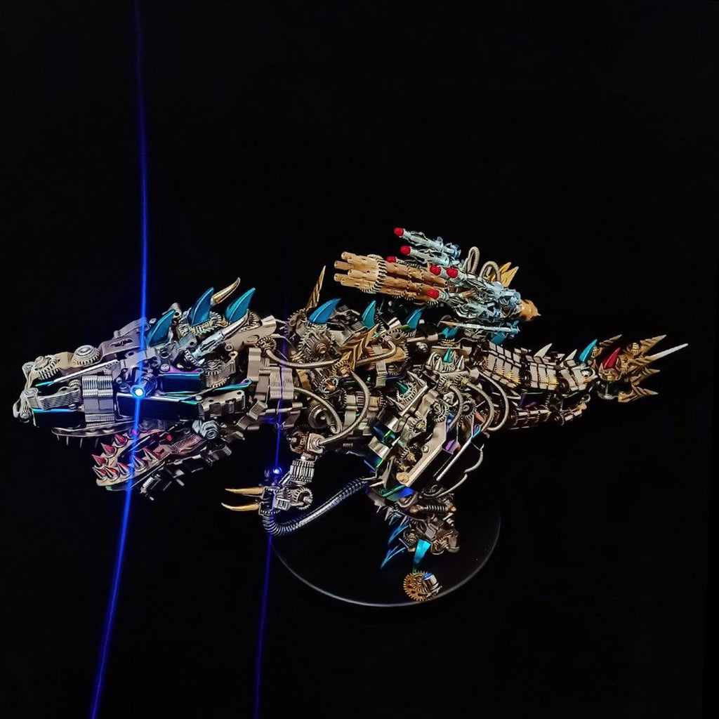 DIY 3D Mechanical Titan T-Rex Big Dinosaur 3120PCS+ - 3d metal puzzle by Extoril