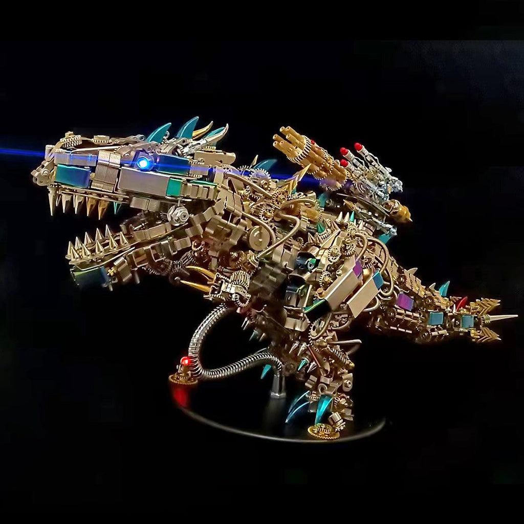 DIY 3D Mechanical Titan T-Rex Big Dinosaur 3120PCS+ - 3d metal puzzle by Extoril