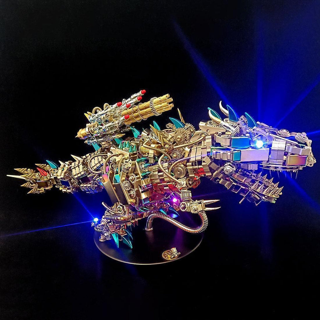 DIY 3D Mechanical Titan T-Rex Big Dinosaur 3120PCS+ - 3d metal puzzle by Extoril