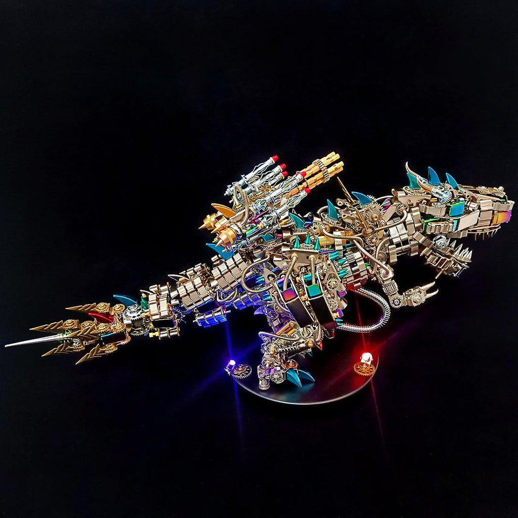 DIY 3D Mechanical Titan T-Rex Big Dinosaur 3120PCS+ - 3d metal puzzle by Extoril
