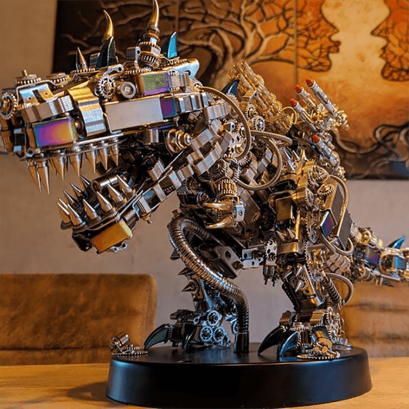 DIY 3D Mechanical Titan T-Rex Big Dinosaur 3120PCS+ - 3d metal puzzle by Extoril