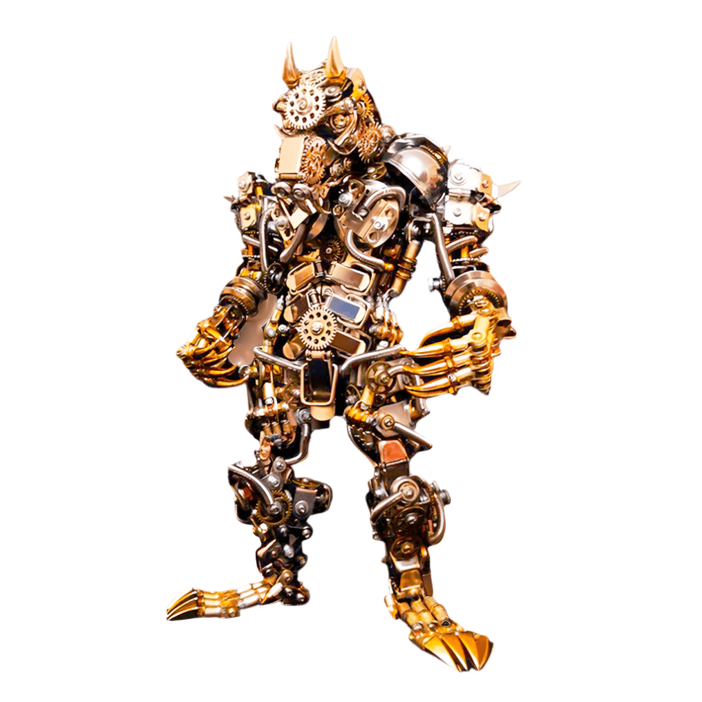 ALPHA HUNTER 3D Metal Wolfman Model Kit - 3d metal puzzle by Extoril