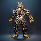ALPHA HUNTER 3D Metal Wolfman Model Kit - 3d metal puzzle by Extoril