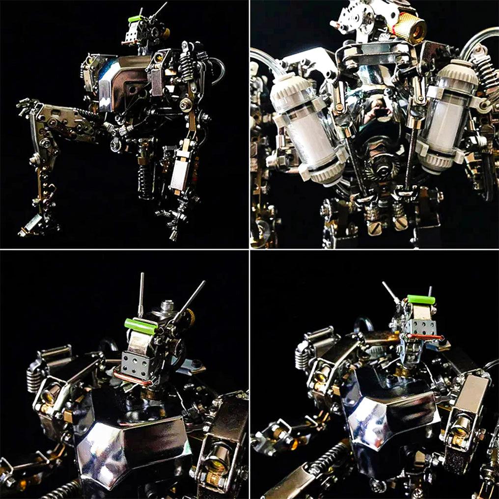 Humanoid-1 Future Mech Warrior DIY 3D Metal - 3d metal puzzle by Extoril