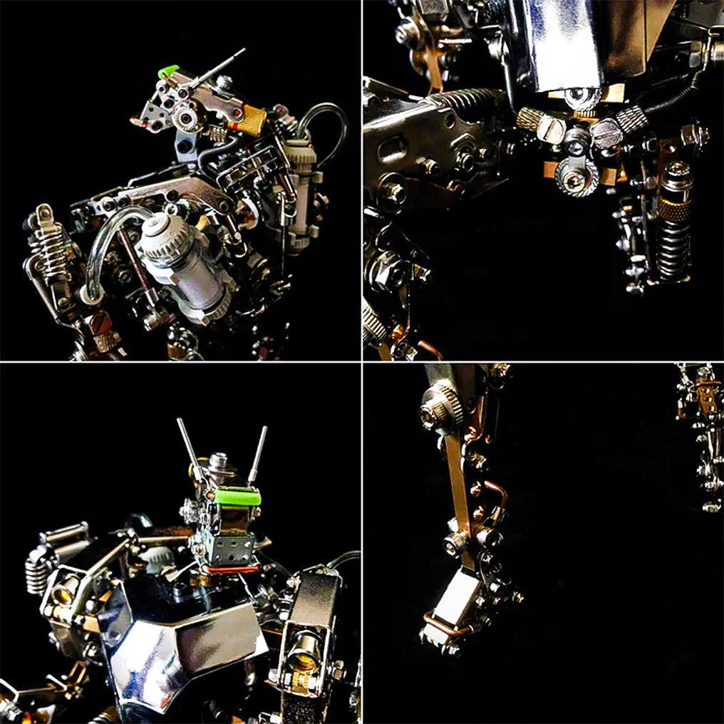 Humanoid-1 Future Mech Warrior DIY 3D Metal - 3d metal puzzle by Extoril