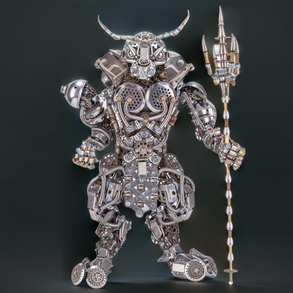 DIY 3D Metal Mechanical Minotaur Masterpiece - 3d metal puzzle by Extoril