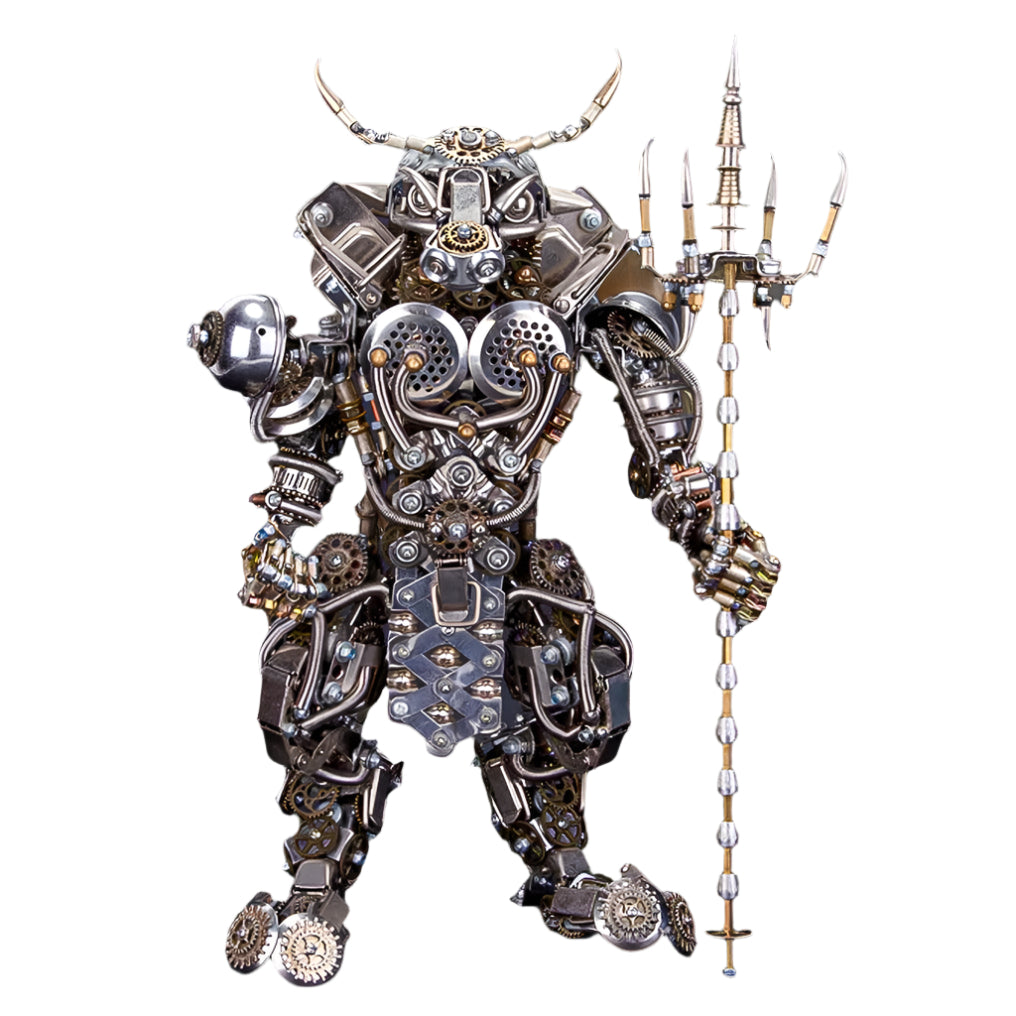 DIY 3D Metal Mechanical Minotaur Masterpiece - 3d metal puzzle by Extoril