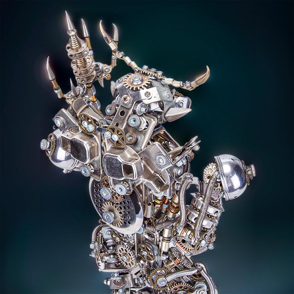 DIY 3D Metal Mechanical Minotaur Masterpiece - 3d metal puzzle by Extoril
