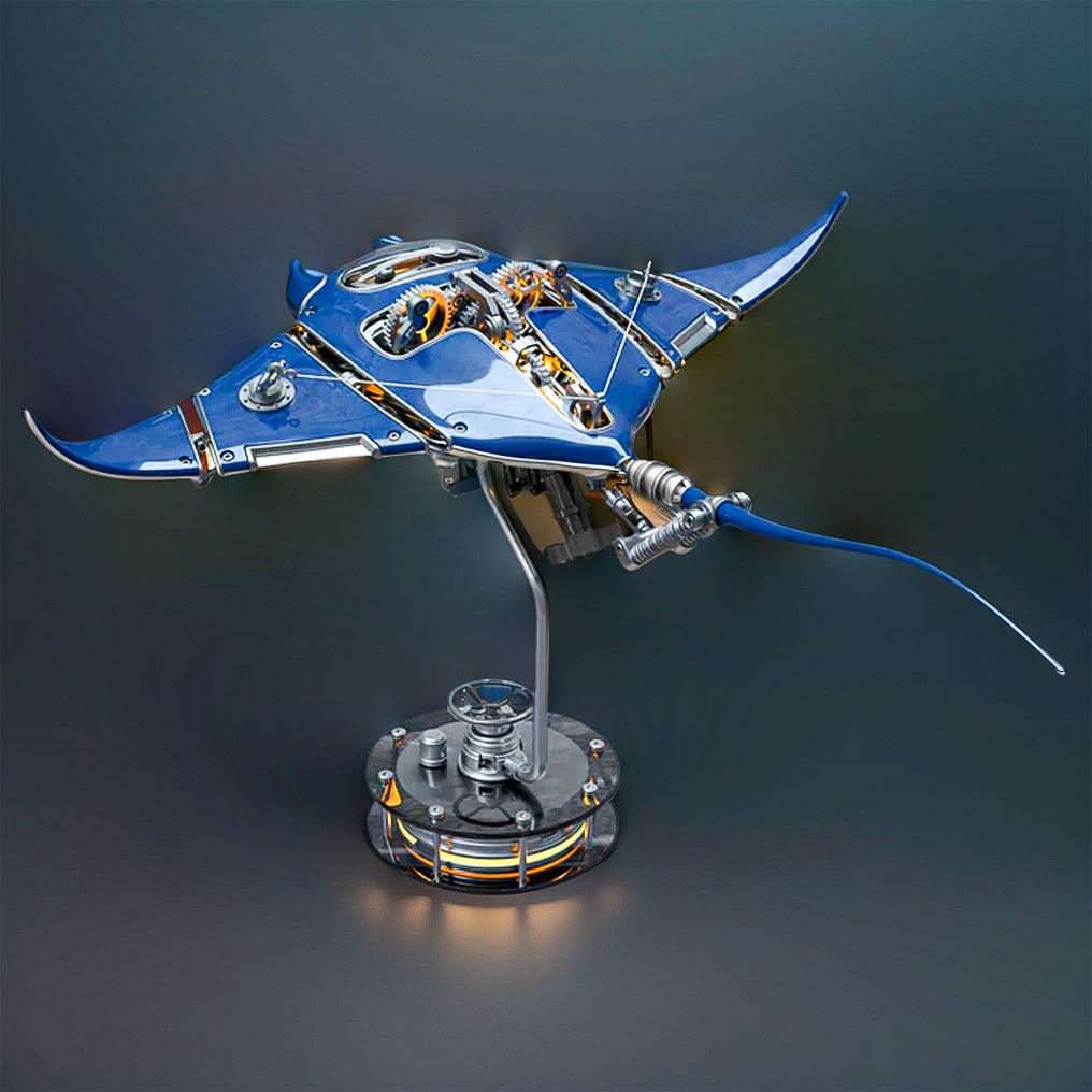 Marine Mechanical Manta Ray Creator Pro - 3d metal puzzle by Extoril