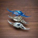 Marine Mechanical Manta Ray Creator Pro - 3d metal puzzle by Extoril
