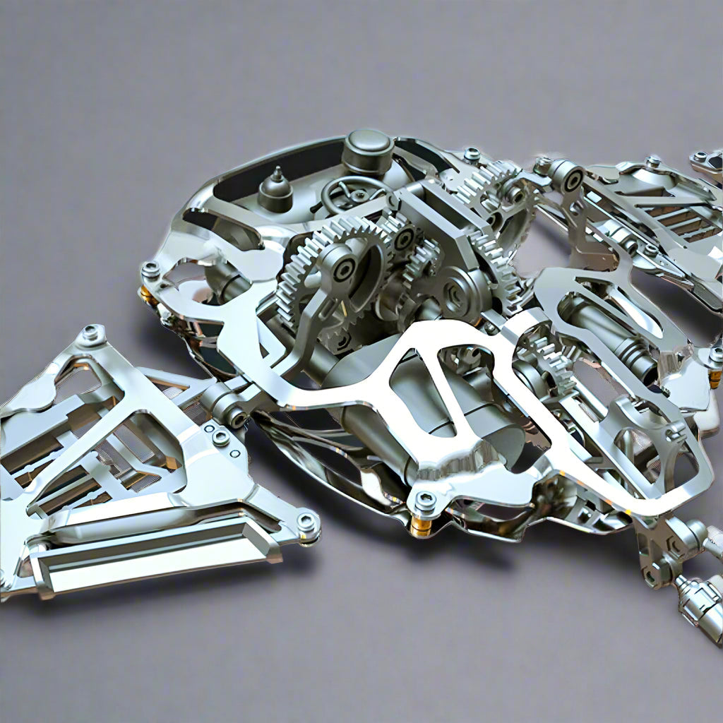 Marine Mechanical Manta Ray Creator Pro - 3d metal puzzle by Extoril