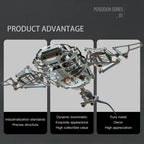 Marine Mechanical Manta Ray Creator Pro - 3d metal puzzle by Extoril
