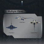 Marine Mechanical Manta Ray Creator Pro - 3d metal puzzle by Extoril