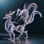 DIY 3D Metal Mechanical Nine-tailed Fox Puzzle Model Kit Assembly - 3d metal puzzle by Extoril