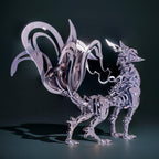 DIY 3D Metal Mechanical Nine-tailed Fox Puzzle Model Kit Assembly - 3d metal puzzle by Extoril