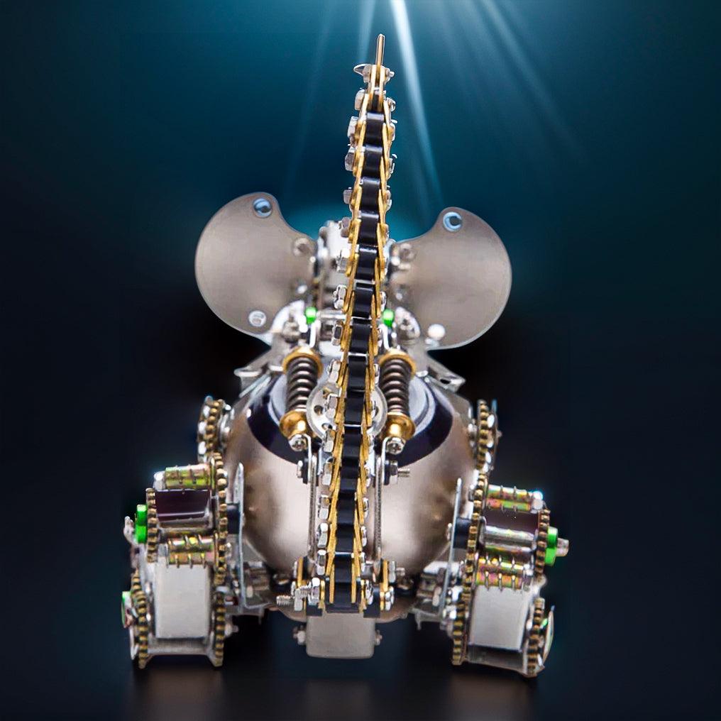 DIY 3D Metal Mechanical Puzzle Easter Mouse Assembly Animal Model Kit-525PCS - 3d metal puzzle by Extoril