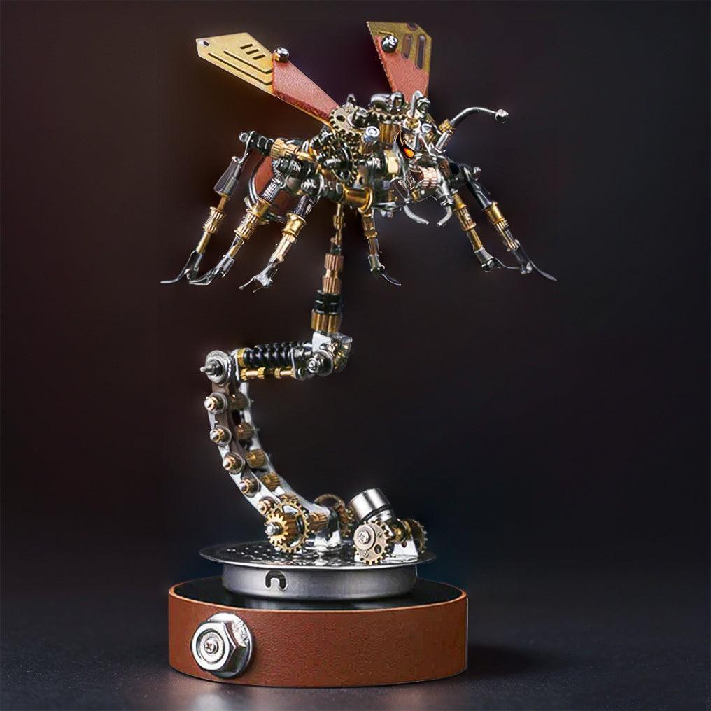DIY 3D Metal Mechanical Puzzle Model Kit Termite with Holder - 3d metal puzzle by Extoril