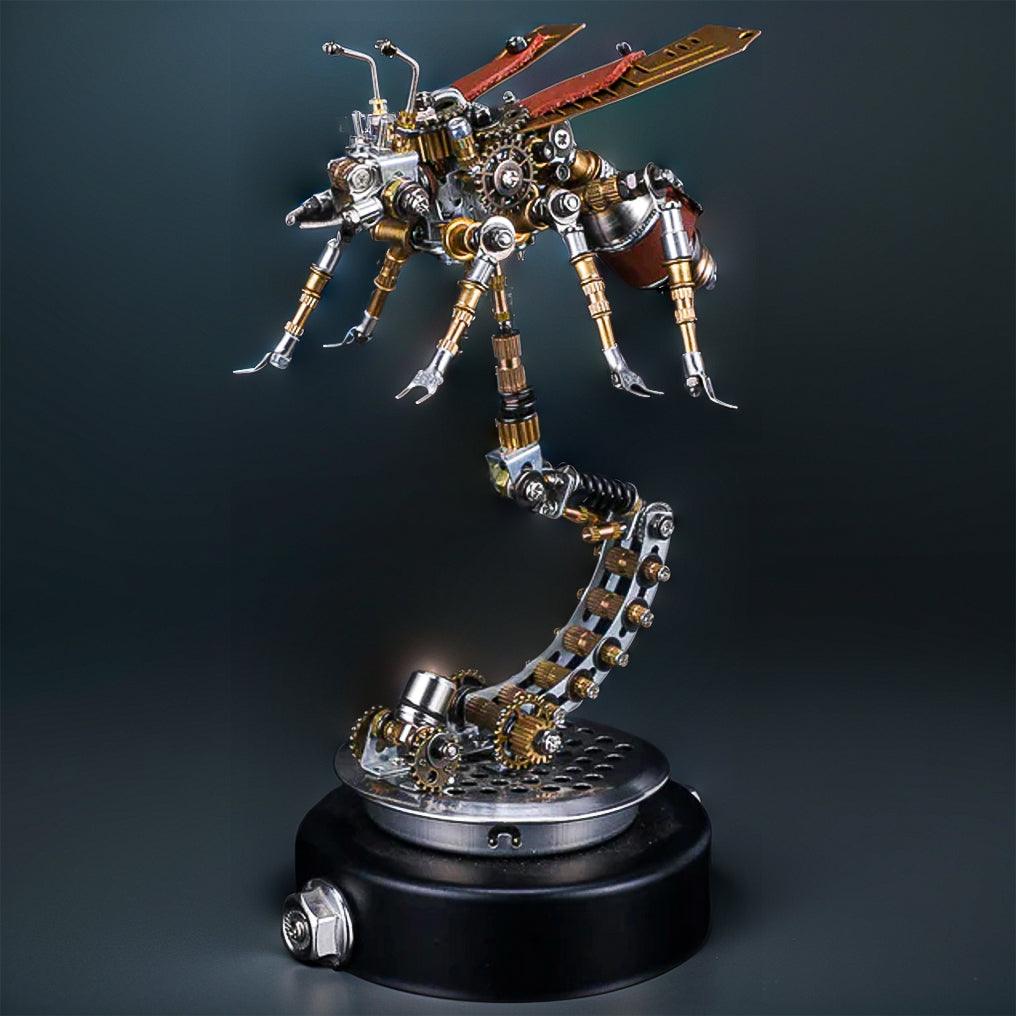 DIY 3D Metal Mechanical Puzzle Model Kit Termite with Holder - 3d metal puzzle by Extoril
