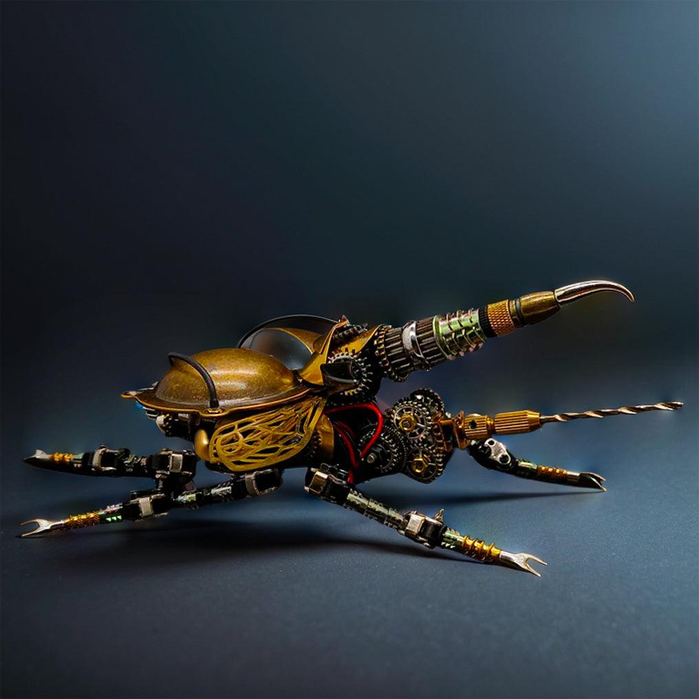 DIY 3D Metal Mechanical Rotatable Beetle Assembly Puzzle Model Kit - 3d metal puzzle by Extoril
