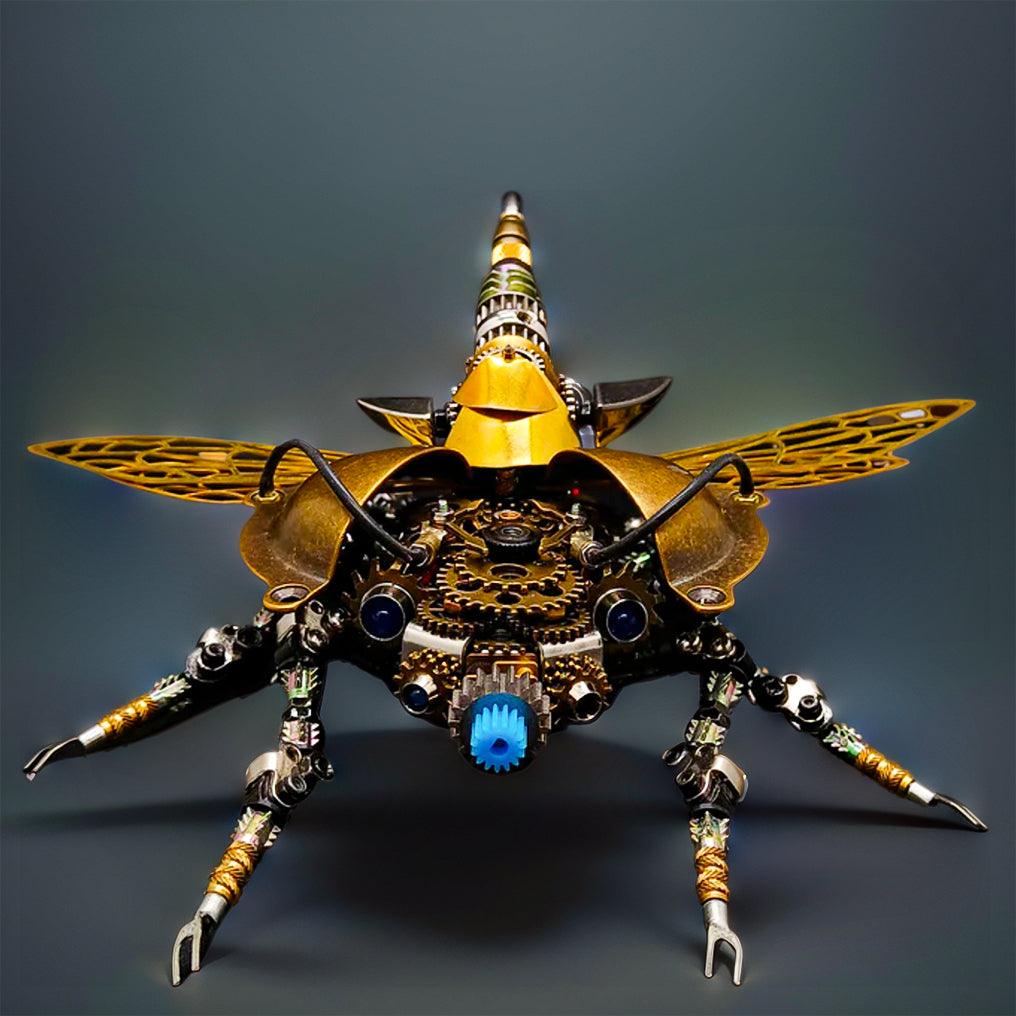 DIY 3D Metal Mechanical Rotatable Beetle Assembly Puzzle Model Kit - 3d metal puzzle by Extoril