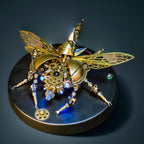 DIY 3D Metal Mechanical Rotatable Beetle Assembly Puzzle Model Kit - 3d metal puzzle by Extoril