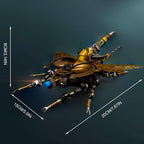 DIY 3D Metal Mechanical Rotatable Beetle Assembly Puzzle Model Kit - 3d metal puzzle by Extoril