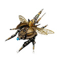 DIY 3D Metal Mechanical Rotatable Beetle Assembly Puzzle Model Kit - 3d metal puzzle by Extoril