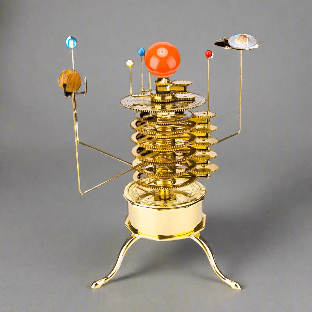 DIY 3D Metal Orrery Solar System Eight Planet Model Kit - 200Pcs - 3d metal puzzle by Extoril