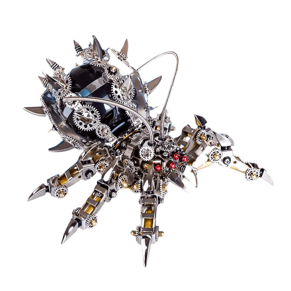 DIY 3D Metal Tarantula with Black Speaker Puzzle Model Kit 1000+PCS - 3d metal puzzle by Extoril