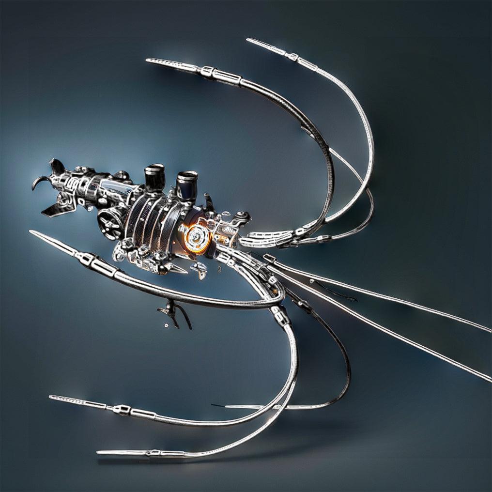 Steampunk Oceanic Legend Squid Assembler - 3d metal puzzle by Extoril