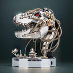 CHRONOS PREDATOR Steampunk T-Rex Head Mechanical Model Kit - 3d metal puzzle by Extoril