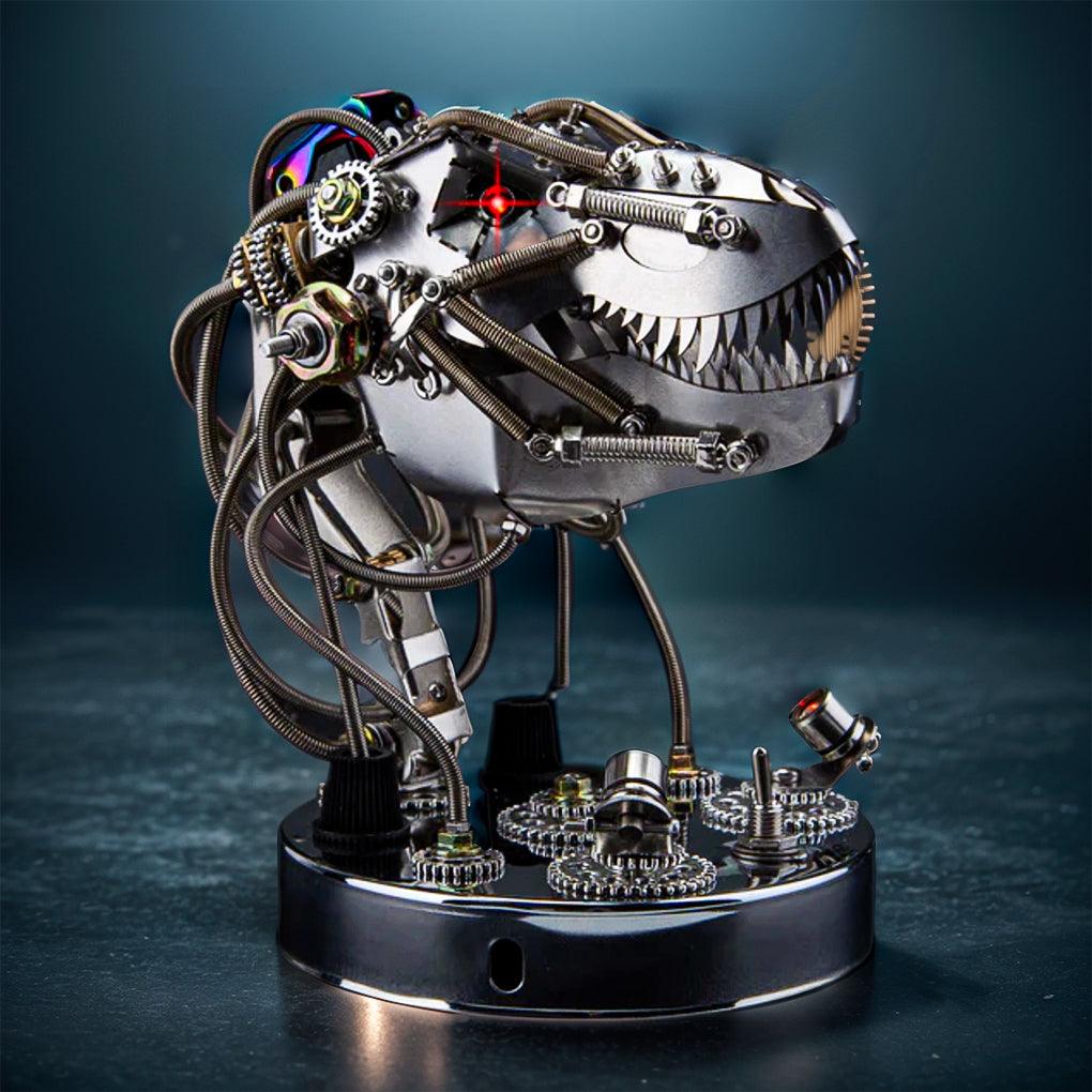 CHRONOS PREDATOR Steampunk T-Rex Head Mechanical Model Kit - 3d metal puzzle by Extoril