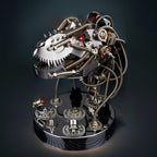 CHRONOS PREDATOR Steampunk T-Rex Head Mechanical Model Kit - 3d metal puzzle by Extoril
