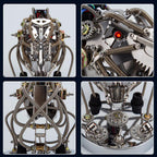 CHRONOS PREDATOR Steampunk T-Rex Head Mechanical Model Kit - 3d metal puzzle by Extoril