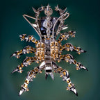 DIY 3D Metal Tarantula with Black Speaker Puzzle Model Kit 1000+PCS - 3d metal puzzle by Extoril