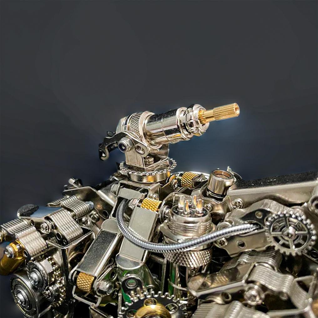 Steampunk Siege Mechanical Rhino - DIY Assembly Kit - 3d metal puzzle by Extoril